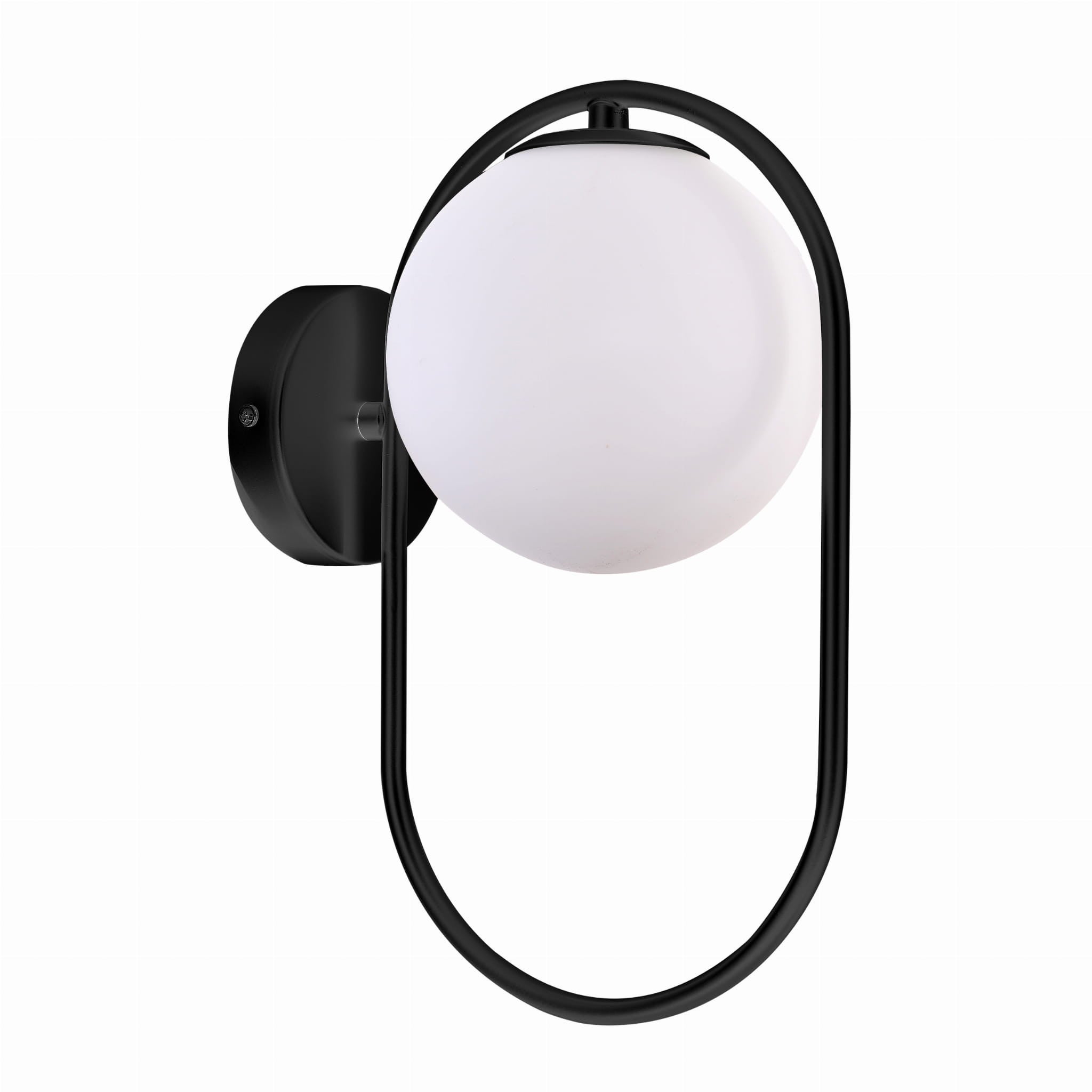 Kinkiet ścienny Cordel czarno-biały 1xG9x28W wym: 32 x 22 x 15 cm szkło IP20 Candellux