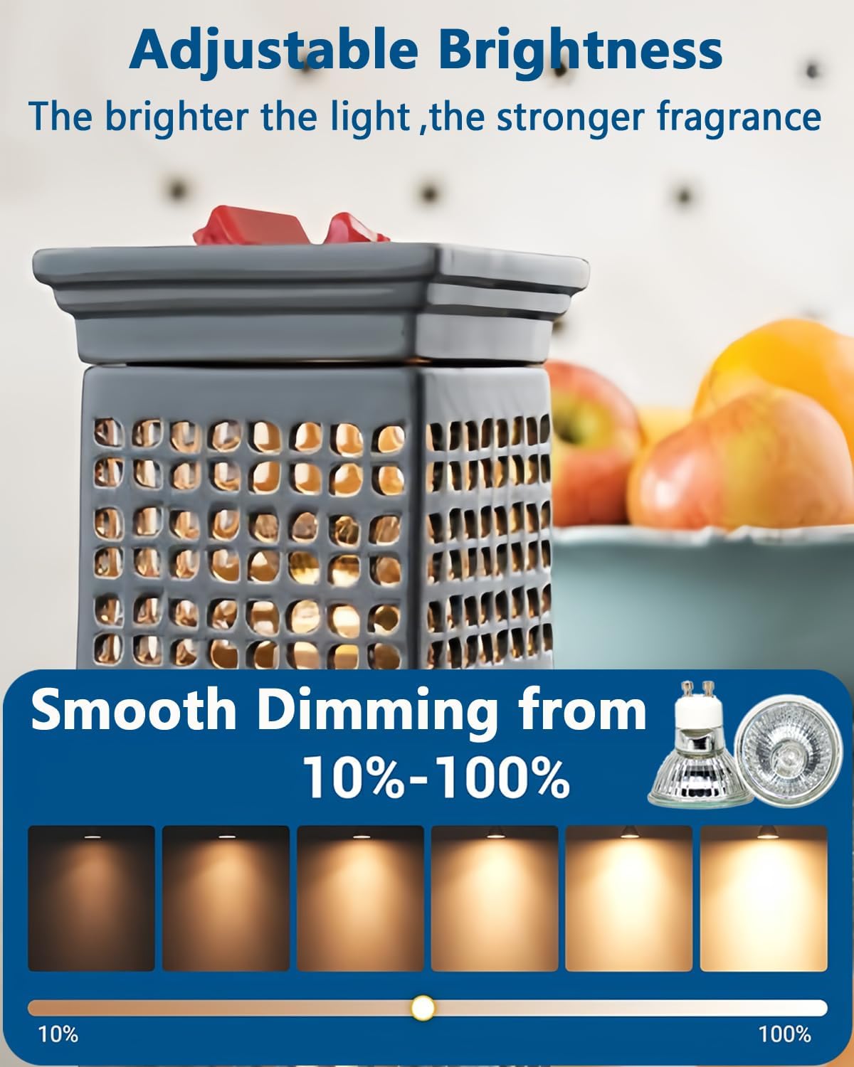 (Confezione da 3 lampadine di ricambio bianco caldo da 35 W), attacco GU10, lampadine alogene da 110 V, perle alogene a bassa tensione - 3