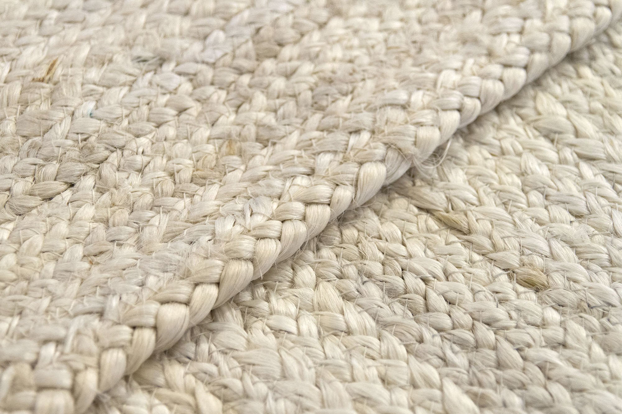 Hamid - Alfombra ALHAMBRA de yute blanco 350 x 250 cm - Alfombra para salón, dormitorio y sala de estar - 8