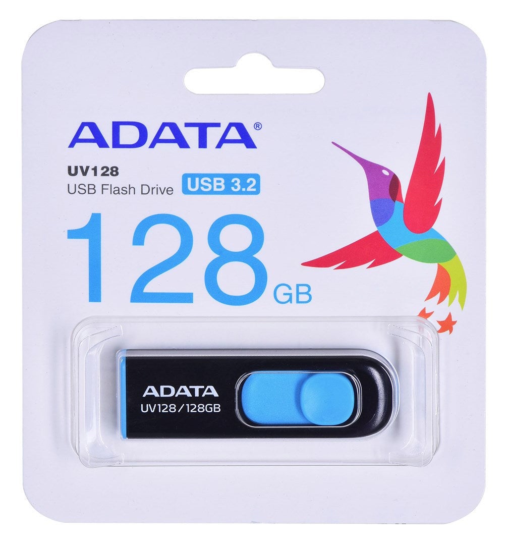 Adata Negro/Azul Dashdrive Uv128 128Gb 128Gb Usb 3.0 Unidad Flash Usb - Pendrive / Memoria Usb - Llave Usb - Imagen 4