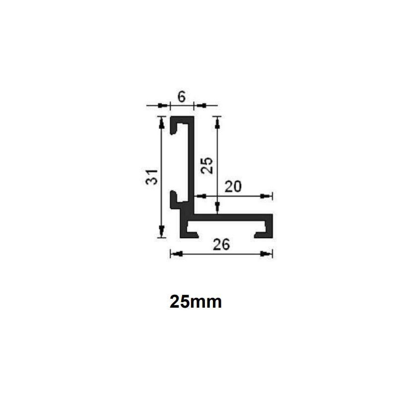 VER-ALU - Cadre de paillasson en aluminium multi épaisseur - Verimpex - 600 x 400 mm 16 mm - 5