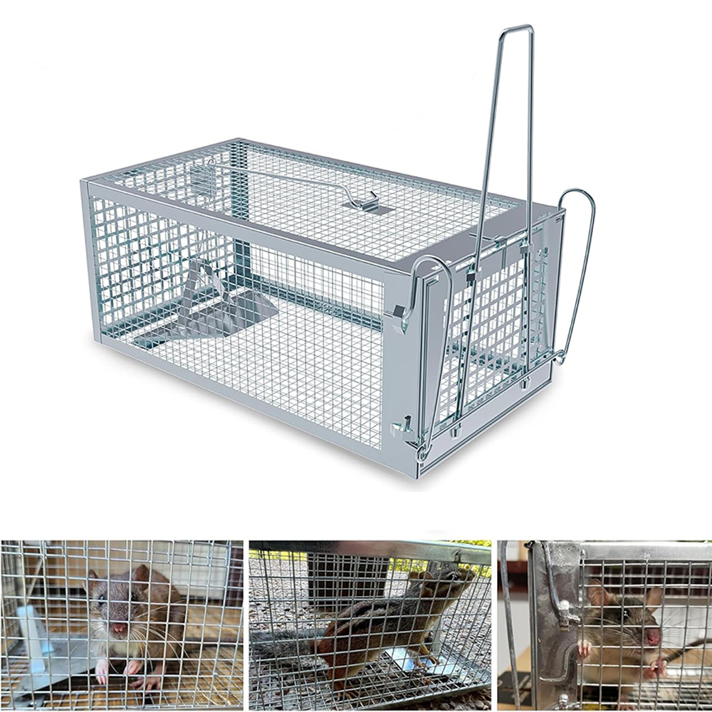 GABBIA A GALLERIA ESCA PER TOPI RATTI PICCOLI ANIMALI IN LAMIERA - Foto 4