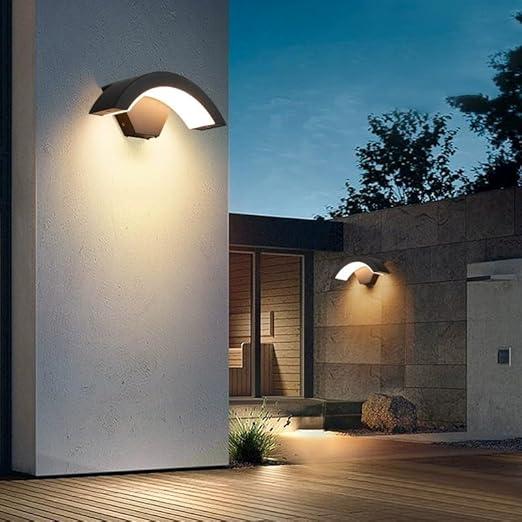 Lot de 2 Applique Murale LED Extérieure 24W IP65 Étanche – Lumière Blanc Chaud 3000K, 2700LM pour Jardin, Terrasse, Façade, Couloir, Allée - 2