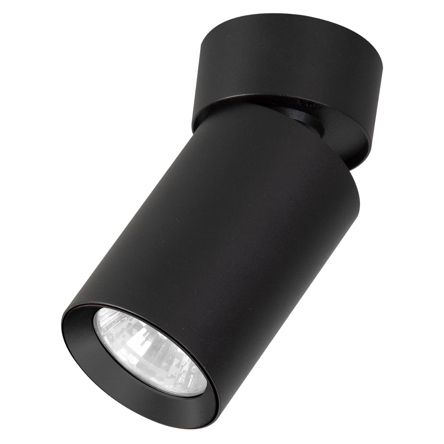 Reflektor sufitowy spot natynkowy Flex okrągły czarny 1xGU10x10W wym: 9 x 6 x 6 cm metal Alfa