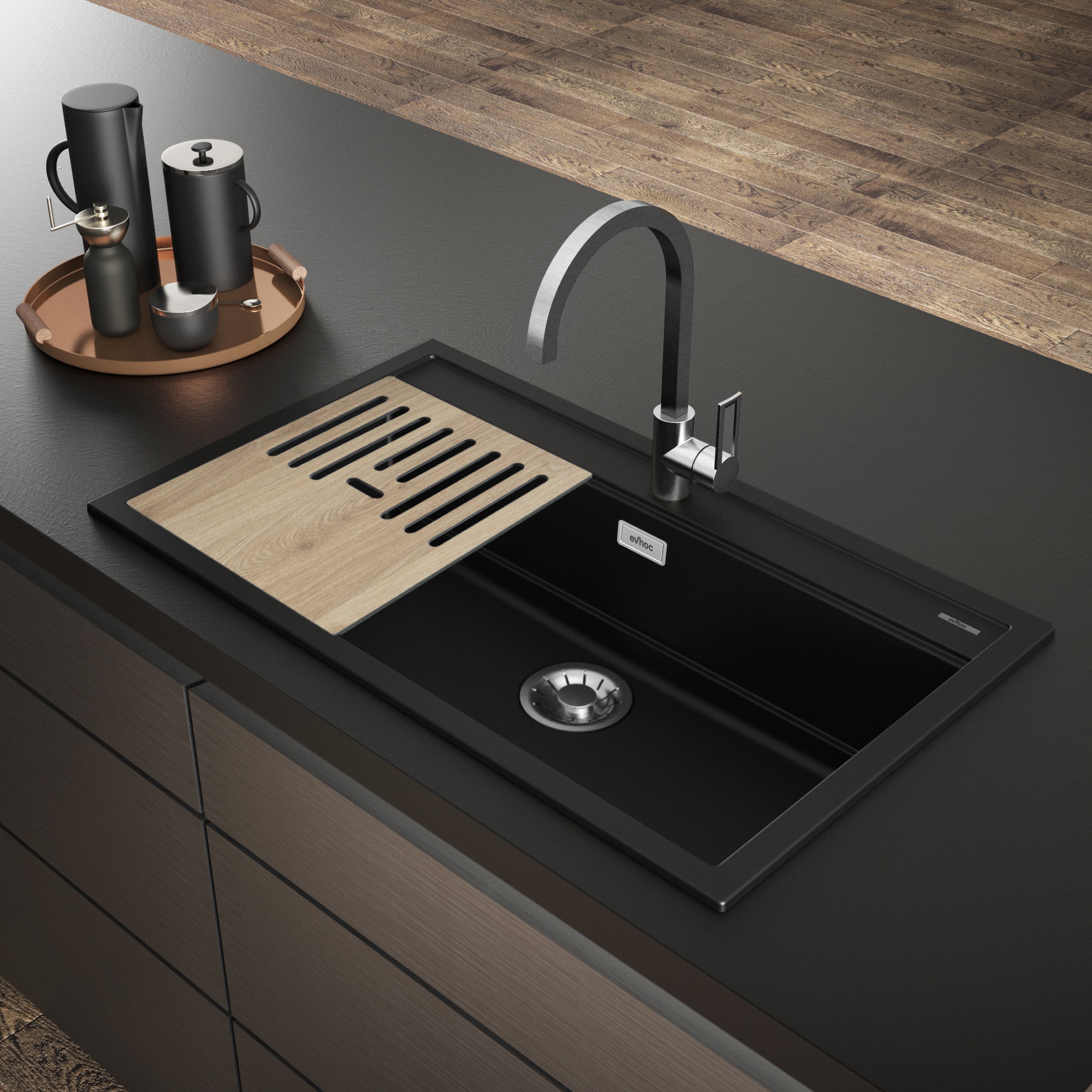 Crolla Jacob 7736CR Mitigeur de Cuisine Bec Carré Chromé | Leroy Merlin