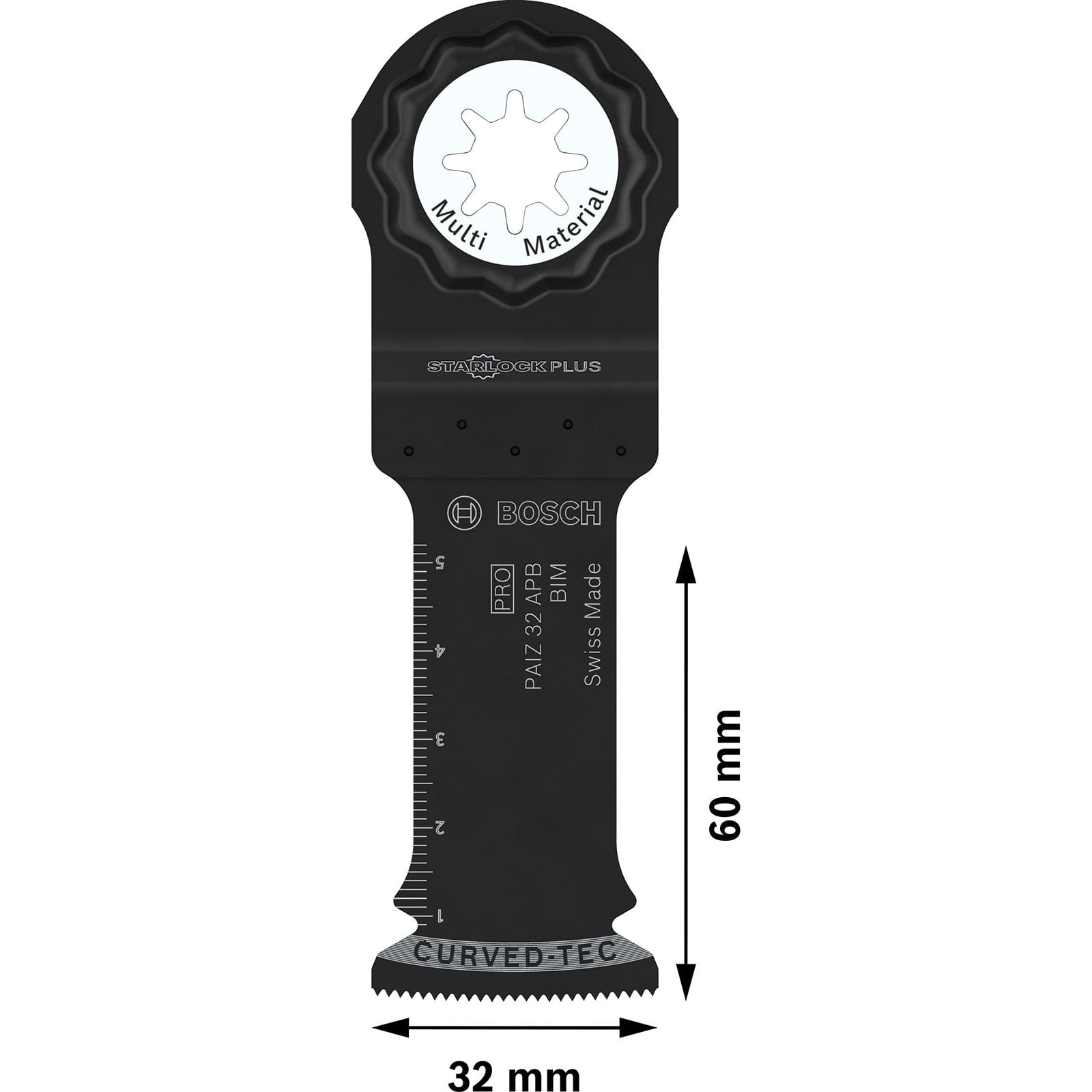 Ostrze Bosch PRO PAIZ 32 APB do narzędzi wielofunkcyjnych 32 x 60 mm - 2608669129 - 3