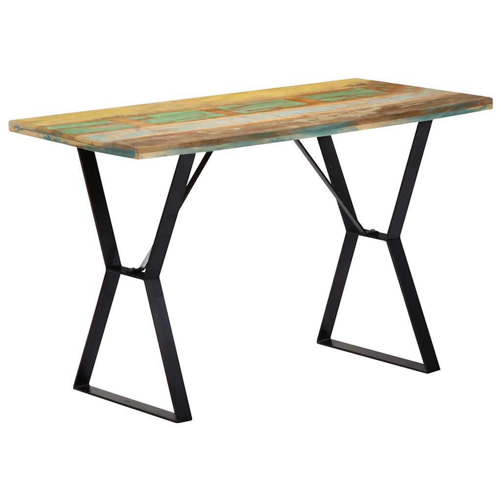 Vidaxl Mesa De Comedor Madera Maciza Reciclada 120X60x76 Cm , Leroy Merlin