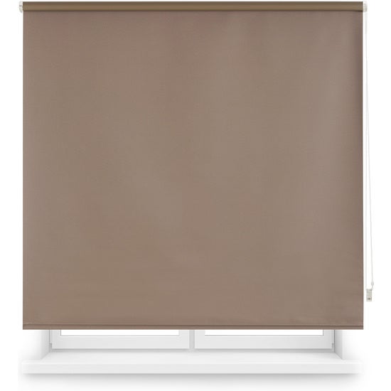Estor enrollable opaco - estor enrollable tamaño 180x230 - estor opaco color marrón estor blackout   blindecor