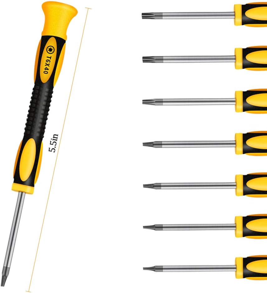 Jeu de tournevis Torx 12 en 1, tournevis magnétique T3 T4 T5 T6 T7 T8 T10 pour téléphone portable, Xbox, PS4, support annulaire pour ordinateur - 2