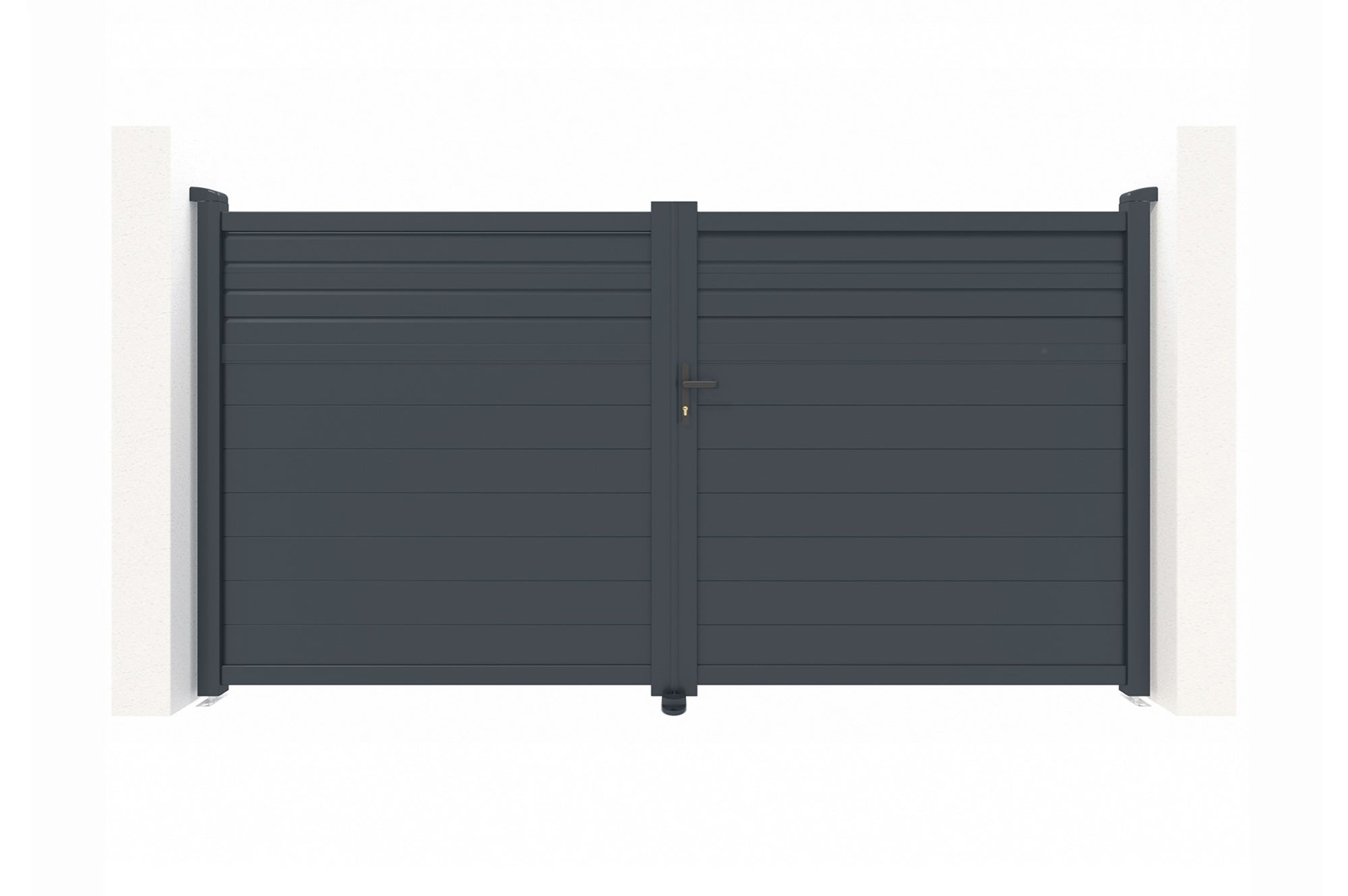 Aluminiowa brama skrzydłowa 3m CARPATIA 300B180