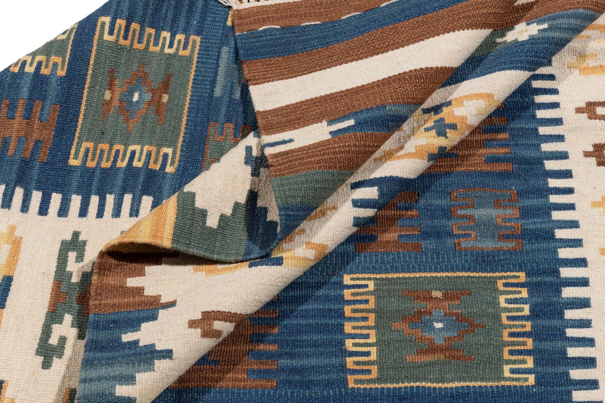 Novo design original autêntico feito Kilim Índia 200x140 cm - 5