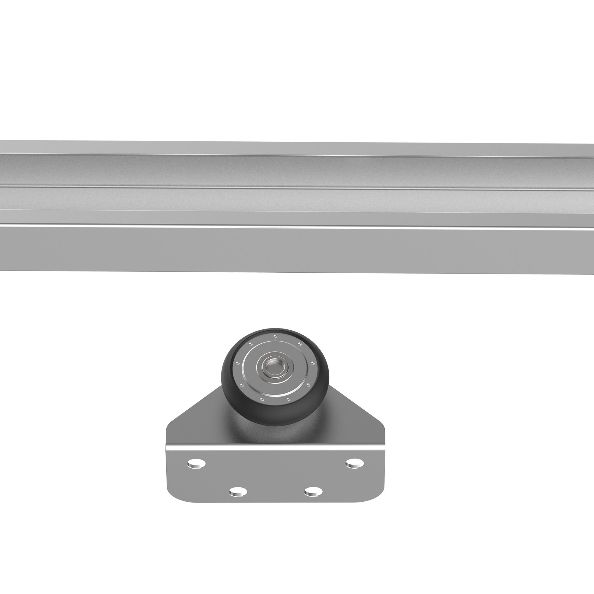 Herraje para Puerta Corredera 186 cm HOMCOM Plata - 5