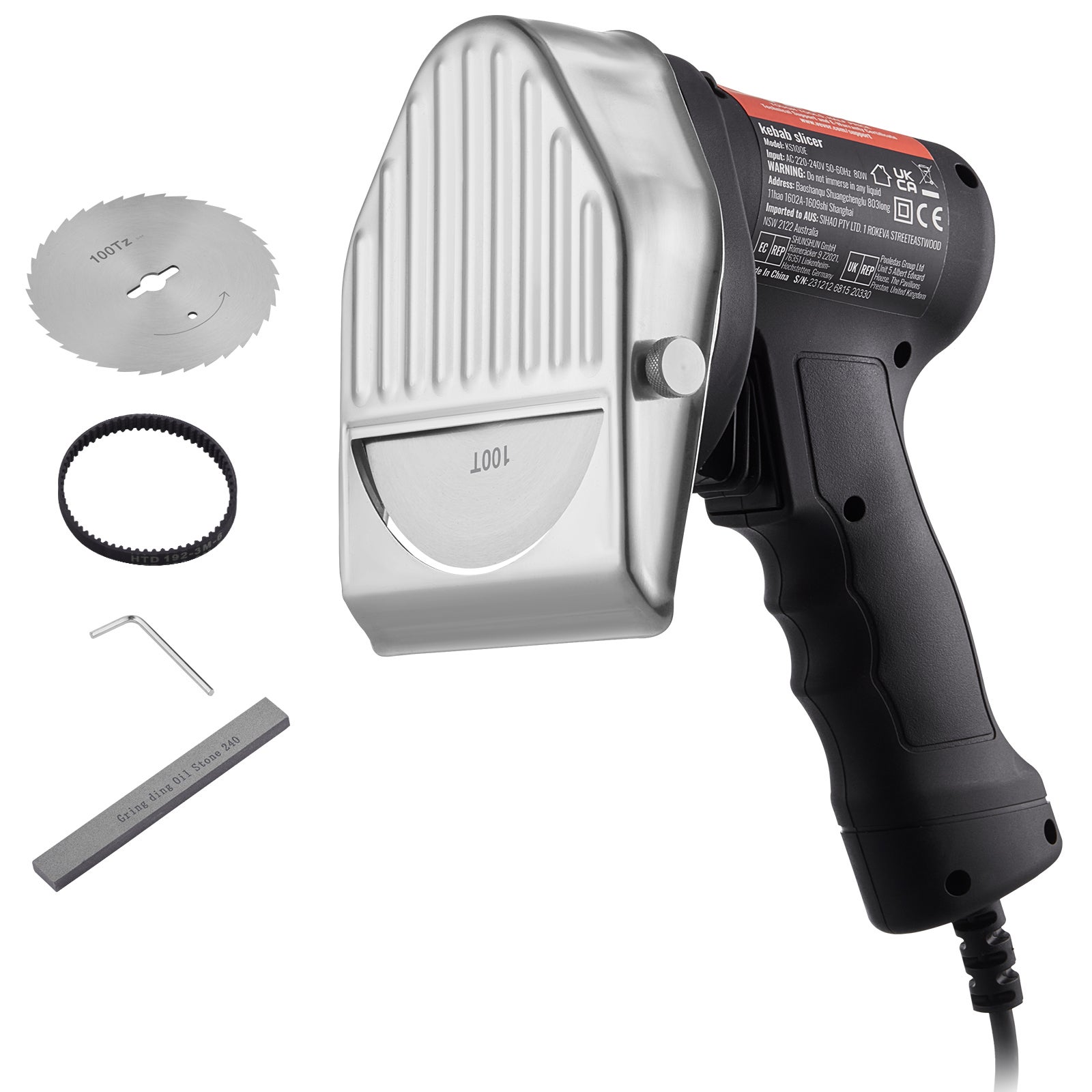 Coltello Circolare Algan K-D90 Premium DOST Kebab Coltello Da - Foto 2