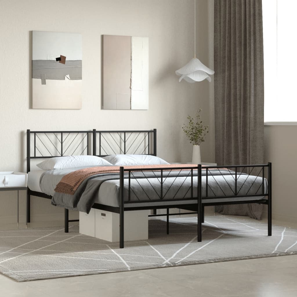 Cadre de lit ottoman avec matelas noir 120x190 cm tissu | Leroy Merlin