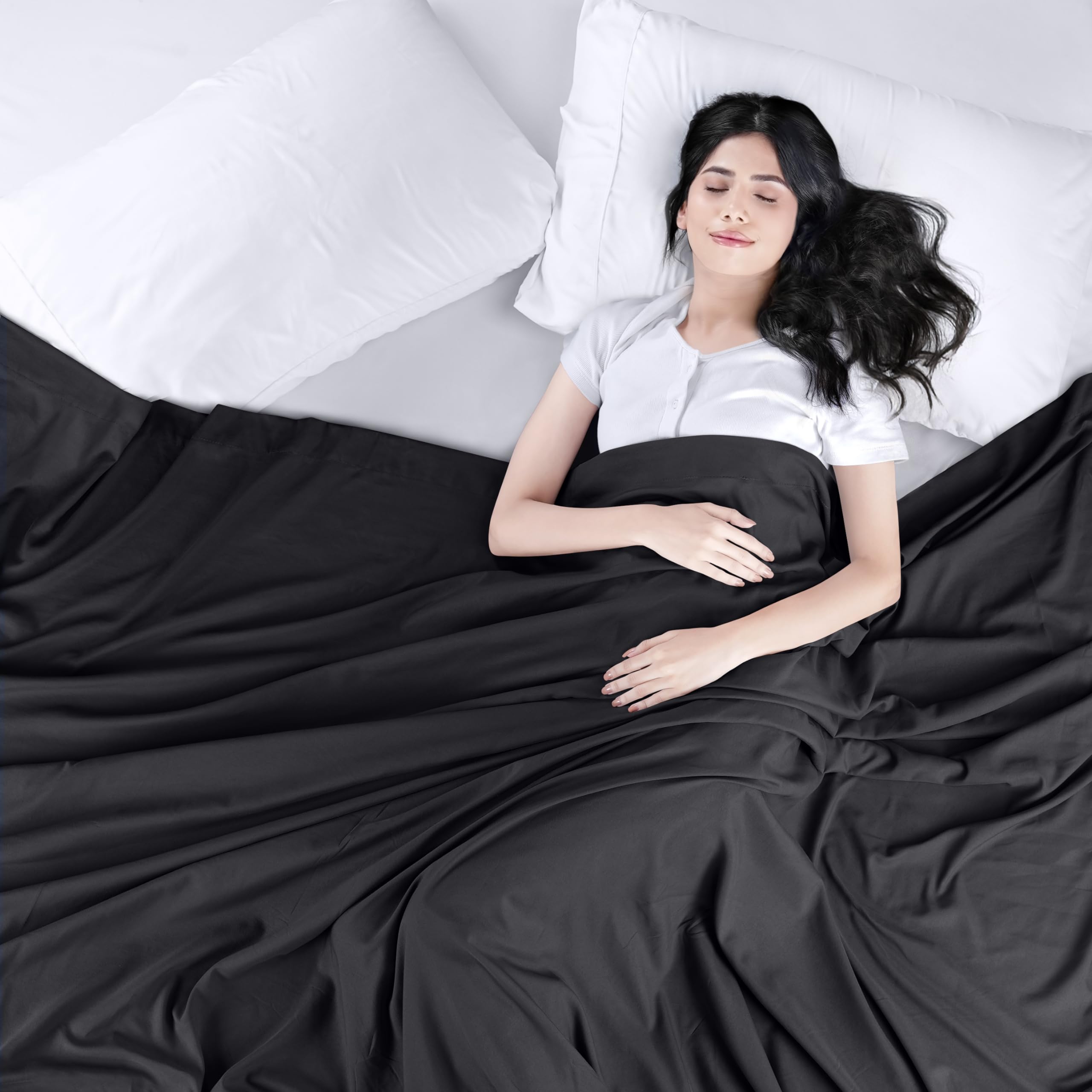 Utopia Bedding Lenzuolo piatto, facile da pulire, morbido tessuto in microfibra spazzolata, resistente alle pieghe, al restringimento e allo sbiadimen - 3