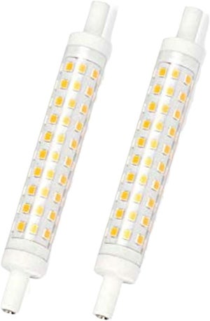 Generico R7S LED 118mm Dimmerabile, Lampada LED R7S 118mm 30 W Sostituisce Alogena J118 300 W, Bianco Naturale 4000K 3000LM, Senza Sfarfallio, 360° Luce Lineare COB LED Lampadina Proiettore, 4 Pezzi