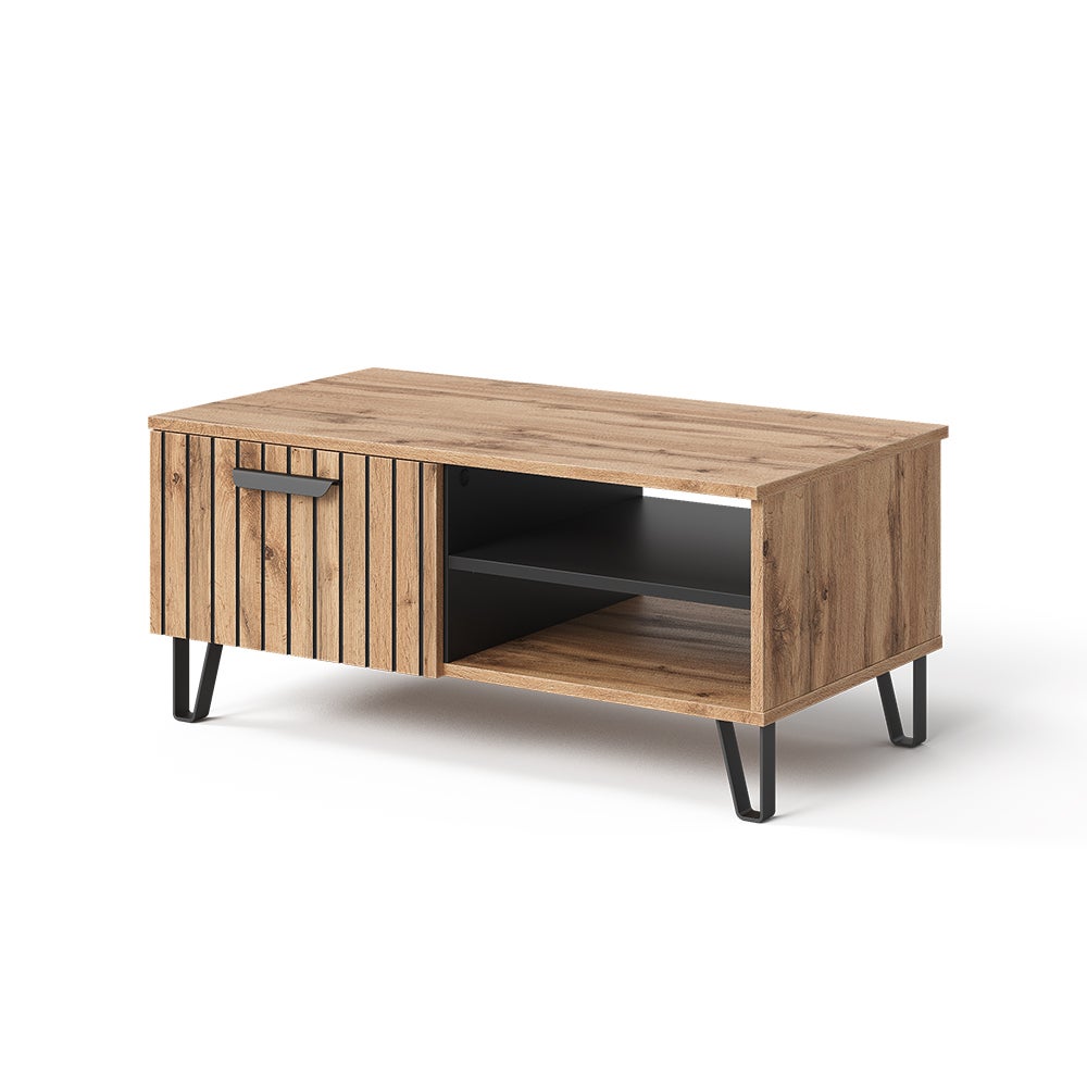 Vicco Stolik kawowy Amber, Oak Wotan, 90 x 50 cm