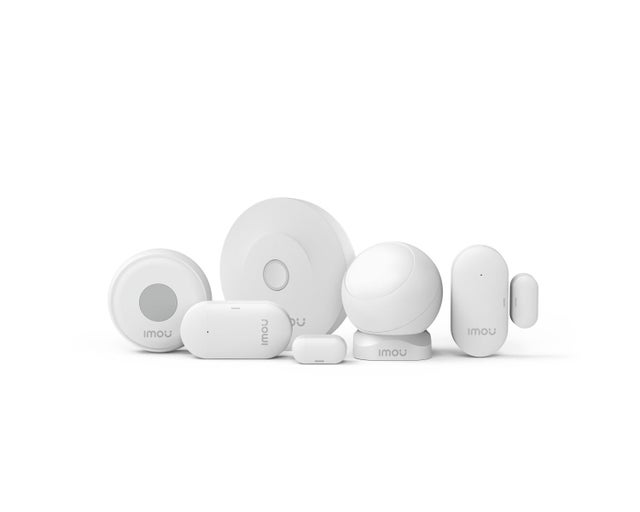 Imou Smart Alarm System - Include Centralina, 2 sentore porte/finestre, 1 sensore movimento ed un bottone SMART programmabile