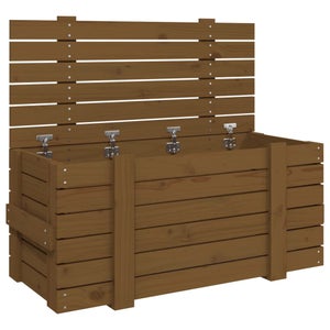 Coffre de rangement en bois de pin - Achat / Vente Coffre de rangement