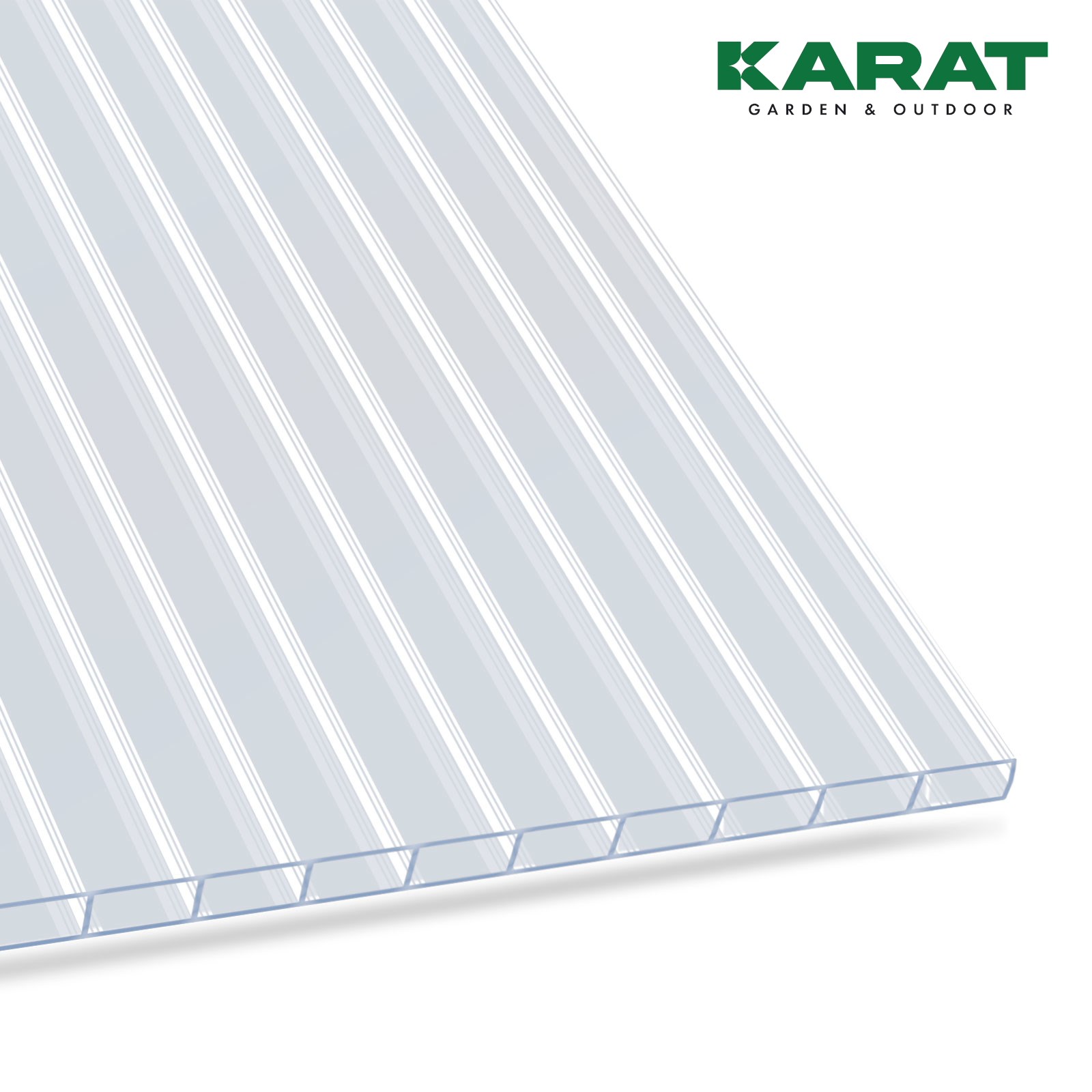 KARAT Pannelli Policarbonato Alveolare - 60.5x121 Cm, Spessore 4 Mm, Per Serra E Fai Da Te - Foto 11