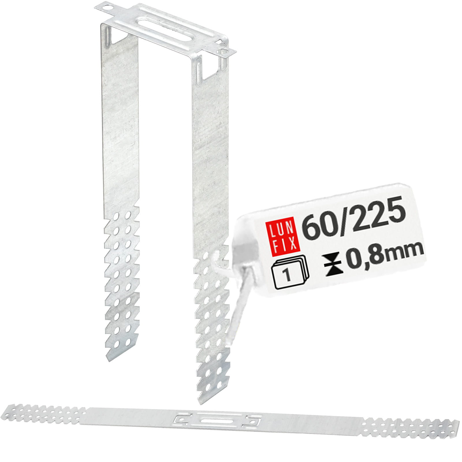 Wieszak do sufitów podwieszanych płaski 60x225 0,8 mm 1szt.