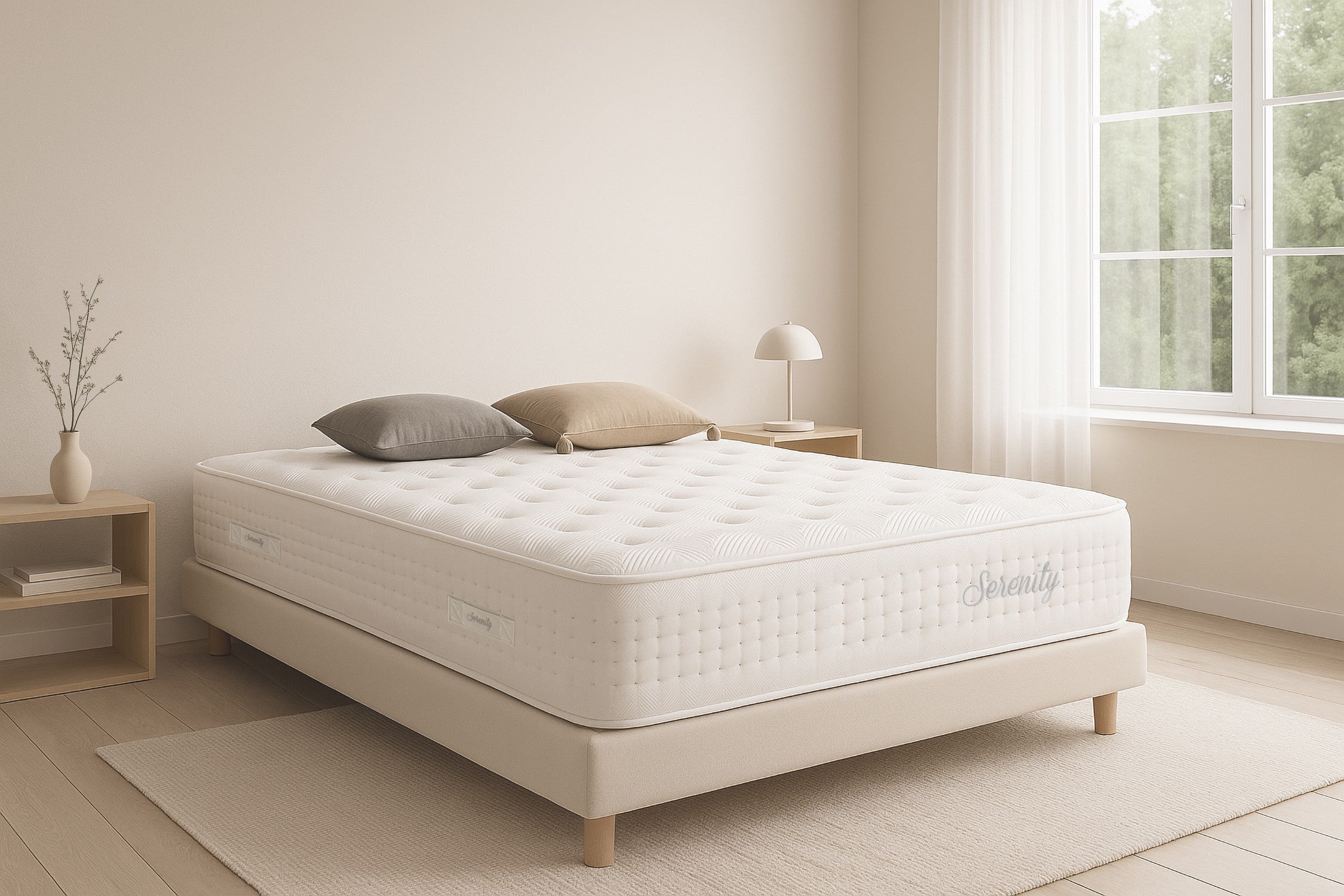 Materac Sprężyny kieszeniowe Serenity, 30cm, 80x190cm - Moonia
