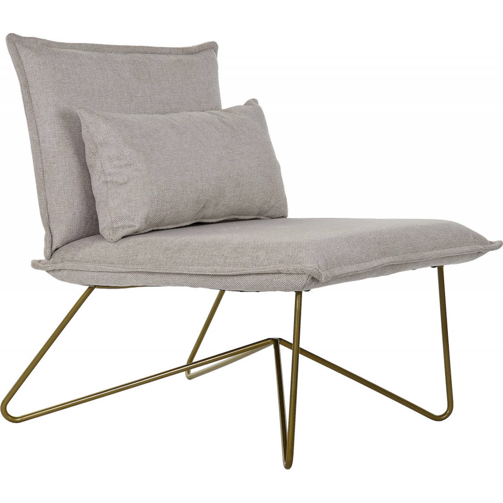 Fauteuil polyester beige élégance et confort optimal 66 x 78 x 75 cm ...
