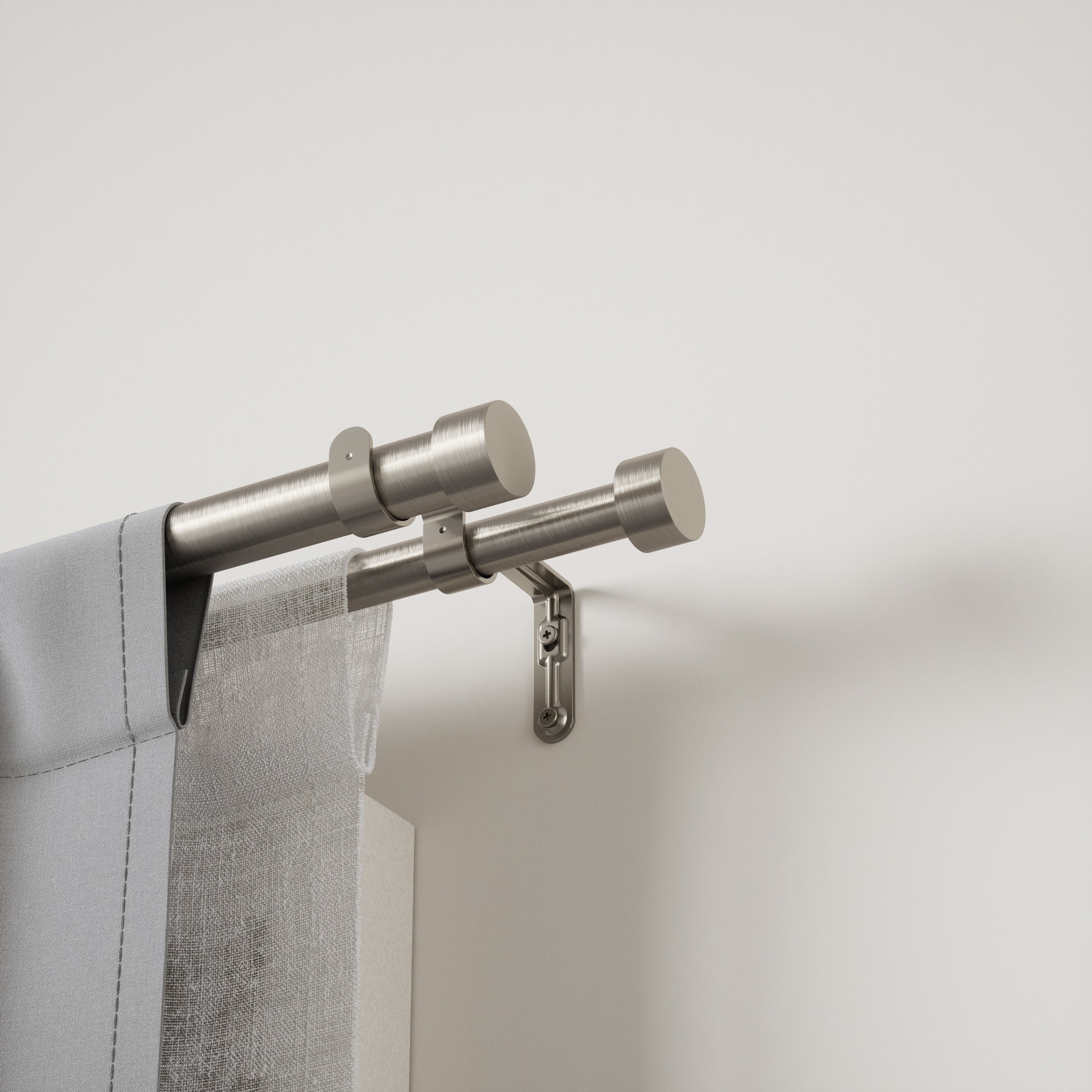 Umbra Cappa Asta Per Tende Regolabile: Design Moderno E Montaggio Facile (91-168 Cm) - 4