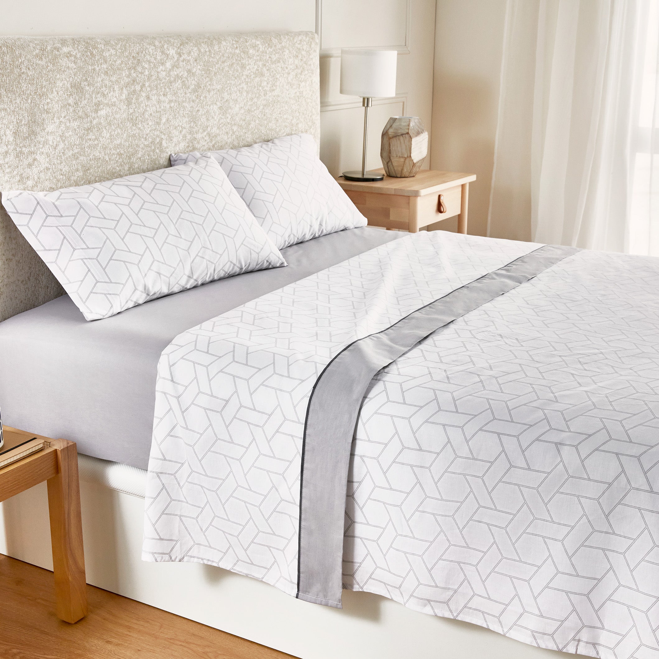 Protège-Matelas Pikolin Home 100% Coton Maille - Imperméable Respirant Avec Jupe 32cm