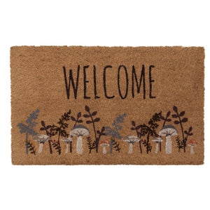 Zerbino Divertente Per Interni Con Scritta "Welcome And Go Away" | 23,6 X 15,7 Cm | Antiscivolo In Neoprene | Lavabile E Colorato | Originale Per Ingresso