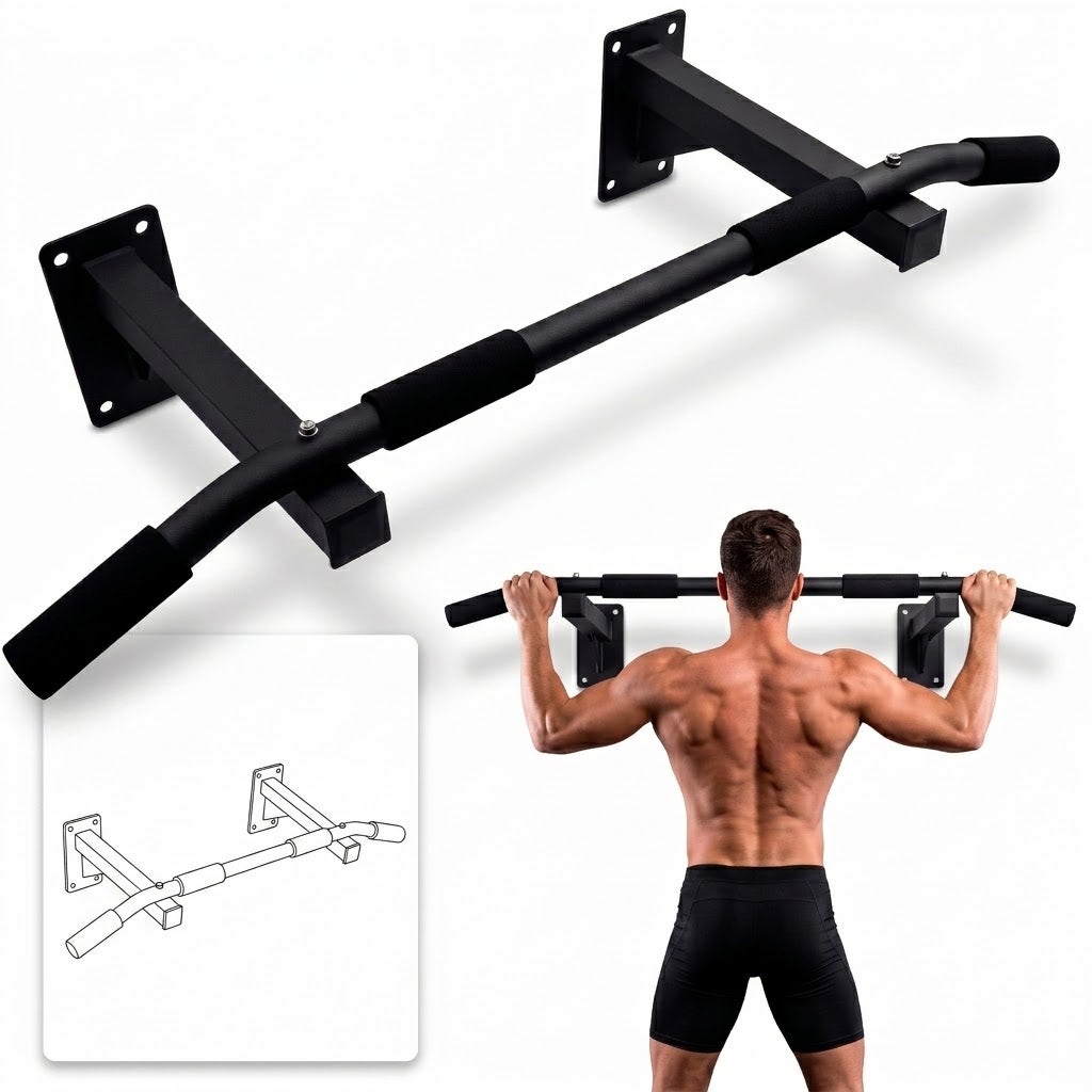 3Bbb  Barra De Dominadas Para Pared Con Anclajes Para Entrenamiento En Suspensión, 150 Kg De Carga , Leroy Merlin
