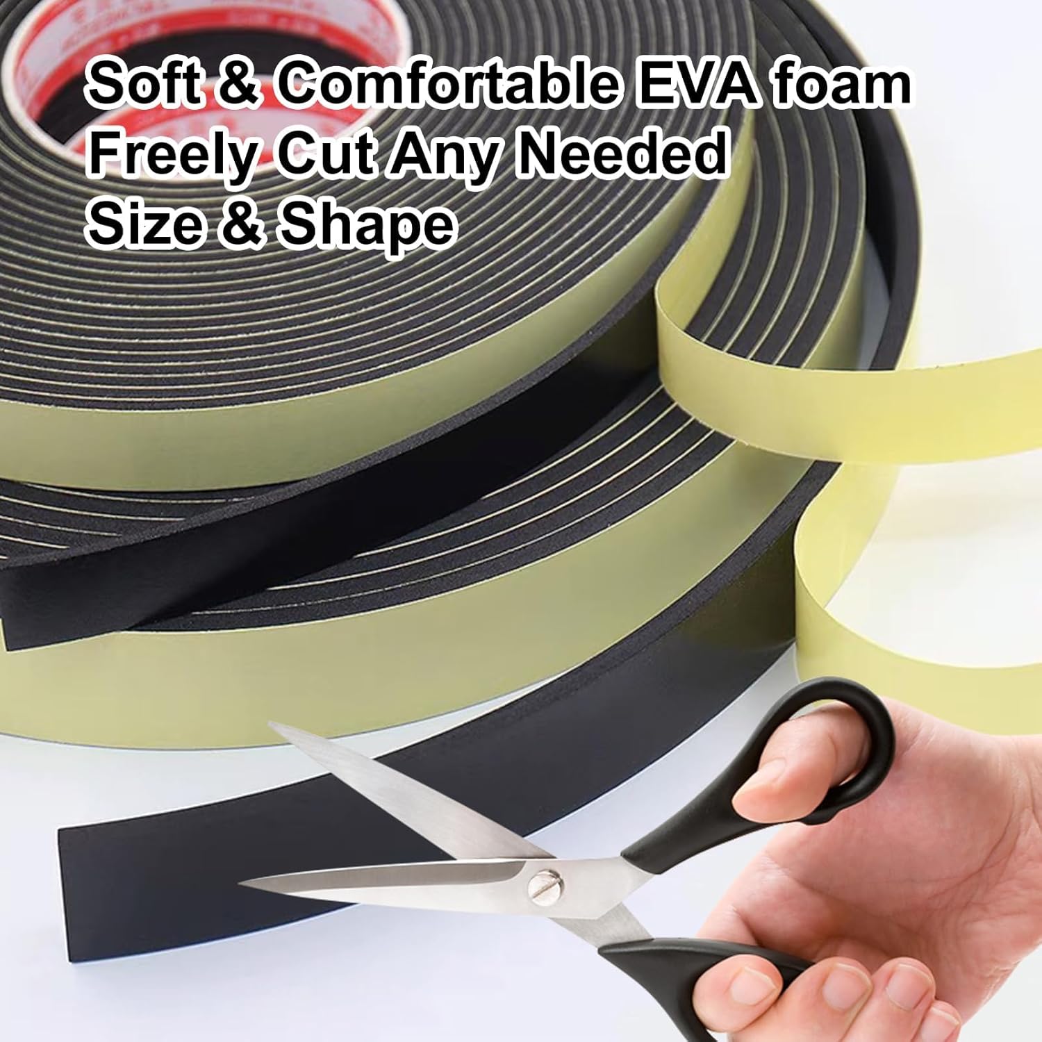 Bandas de protección anticolisión de EVA - aptas para automóviles, aires acondicionados, etc. - impermeables y resistentes a la humedad - 0,5 mm × 12 - 7