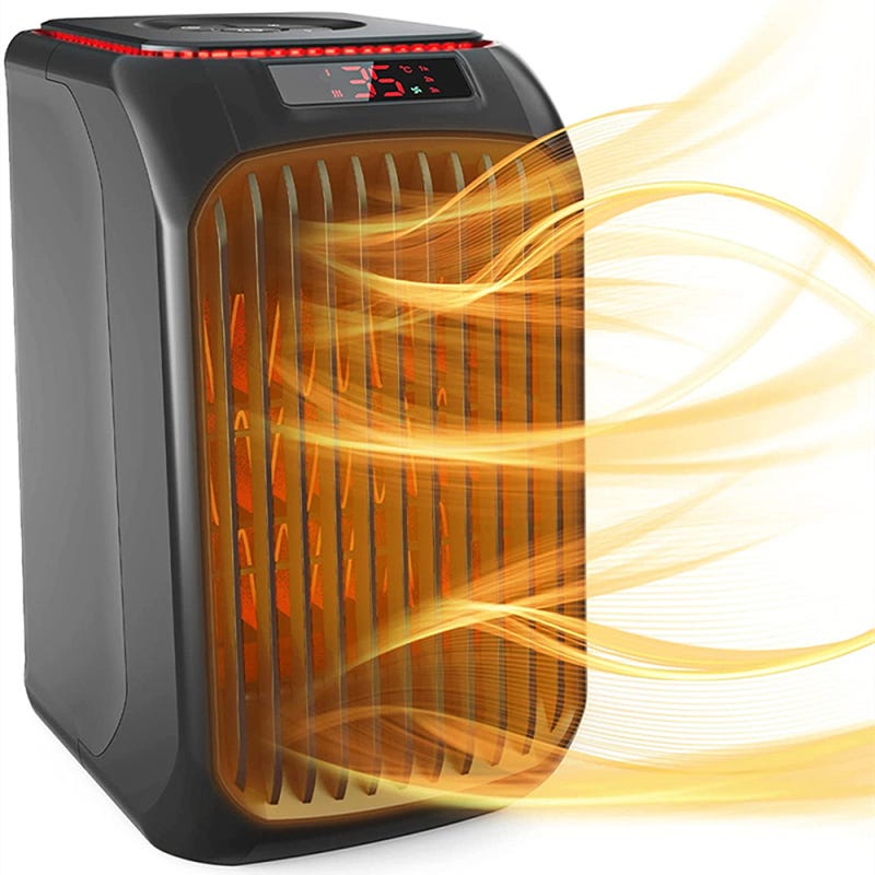 Mini Radiateur Mini radiateur électrique 1200 W pour usage domestique (3 vitesses ...