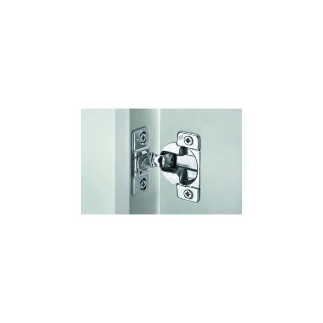 Charnière pour cadre de façade avec fermeture automatique - Décor : Nickelé - Diametre boîtier : 35 mm -HETTICH