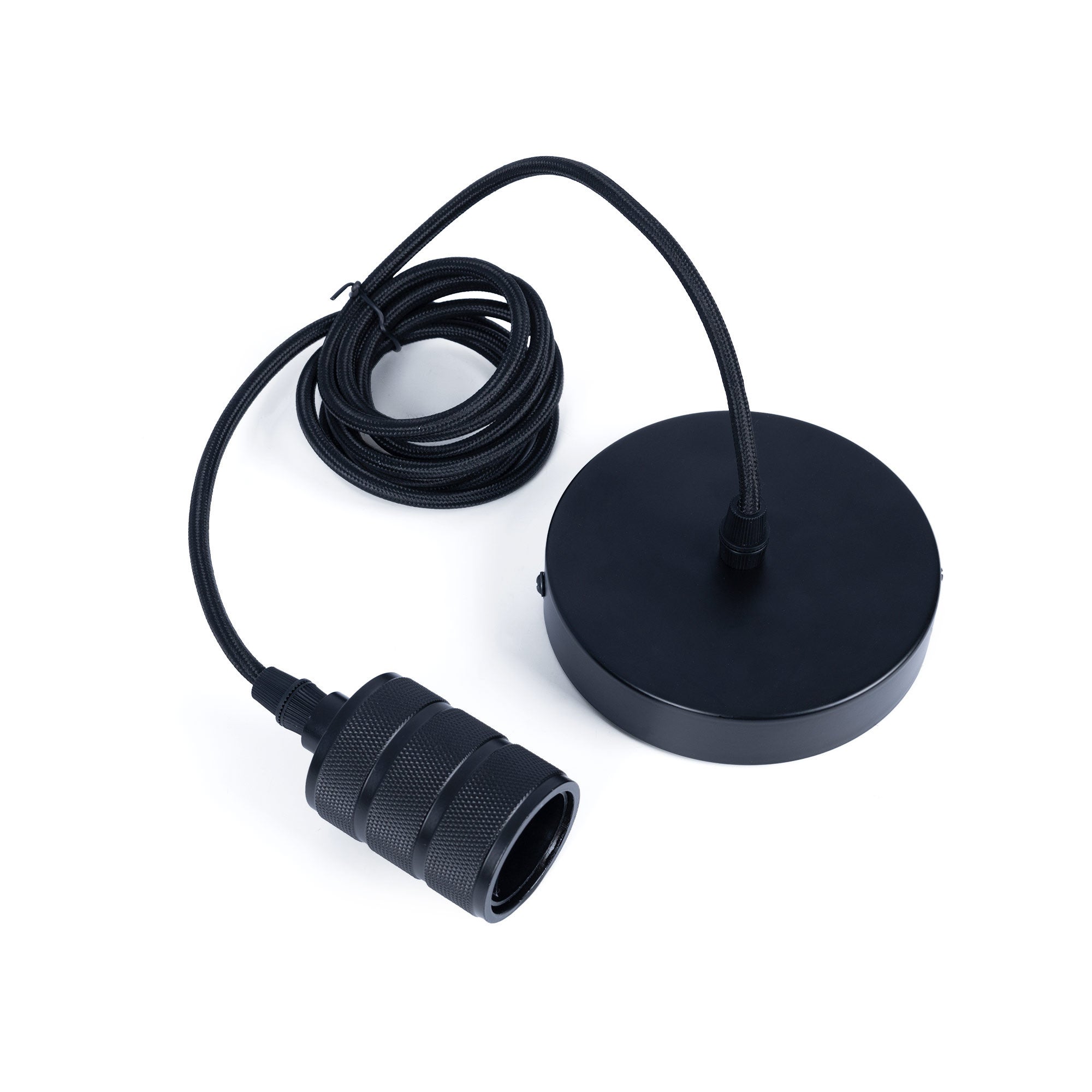 Suspension à douille E27 vintage/rétro 5 couleurs Leroy Merlin