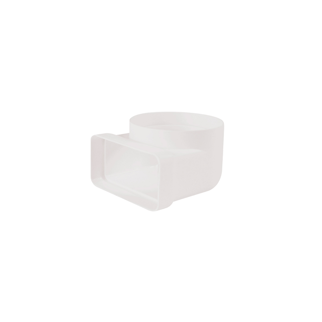 Connettore A Canale Rettangolare 110x55 Mm – Giunto In Plastica ABS Resiste Da -5°C A +60°C