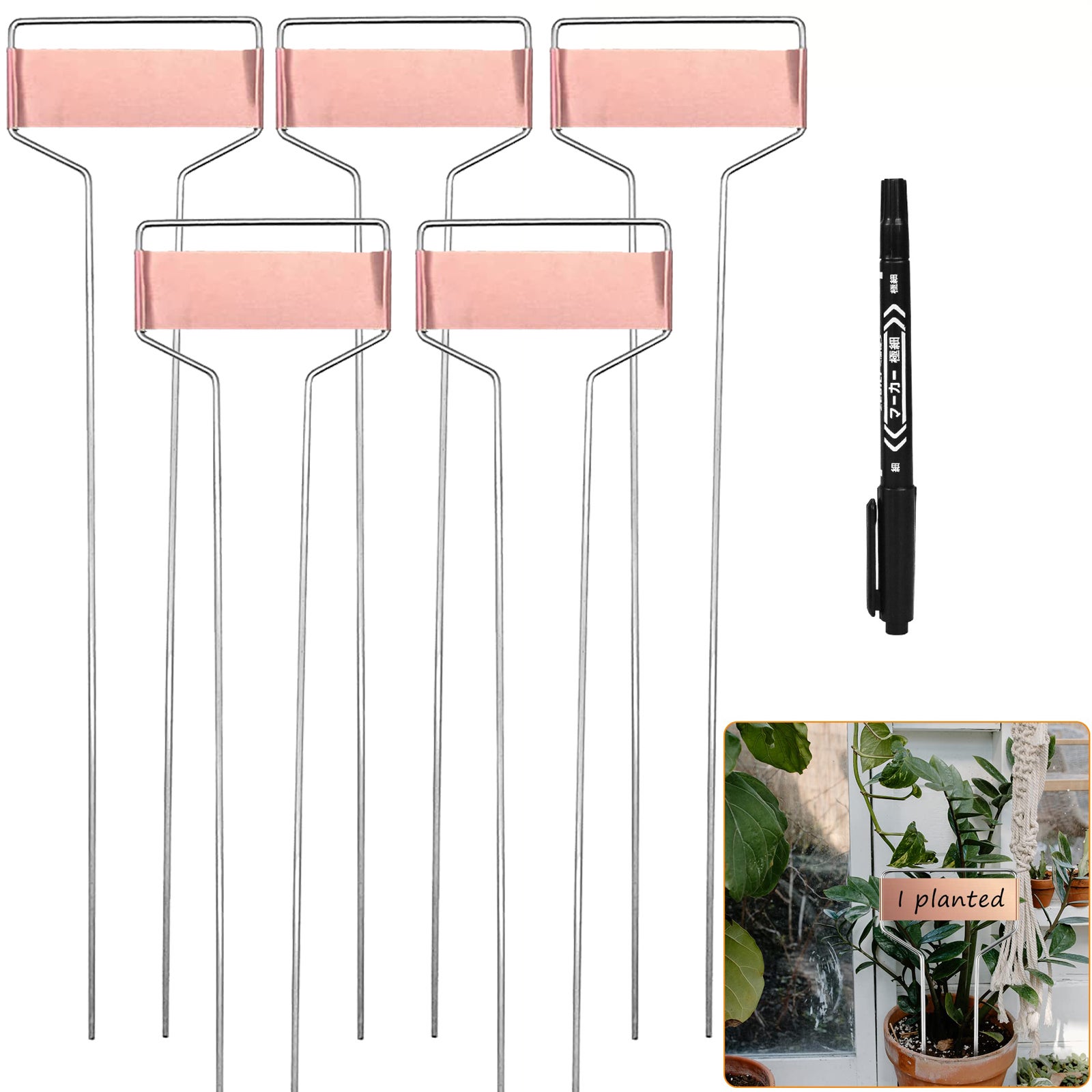 Étiquettes De Plantes En Métal Et Cuivre, Bannière Résistante Aux Intempéries De 10 Pouces Marqueurs De Jardin Panneaux De Semis 5 Pieces 91696622 Étiquettes De Plantes En Métal Et Cuivre, Bannière Résistante Aux Intempéries De 10 Pouces Marqueurs De Jardin Panneaux De Semis 5 Pieces 91696622