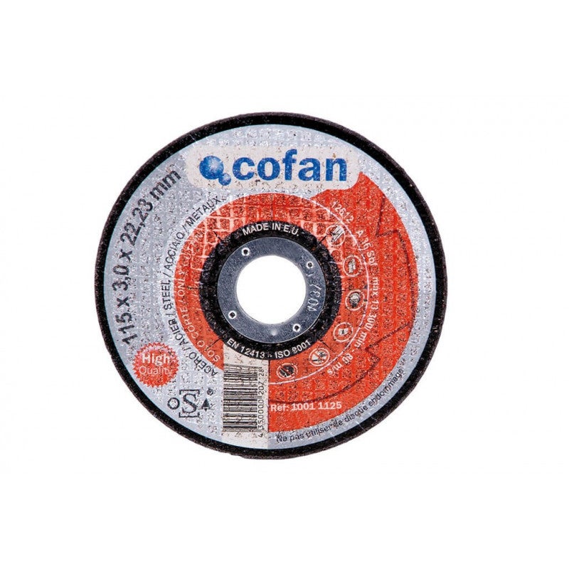 Kit C/100 Speed Disco Corte Fino Aço Inox E Ferro 115x1,0x22 Cor Preto | Parcelamento Sem Juros - Foto 8