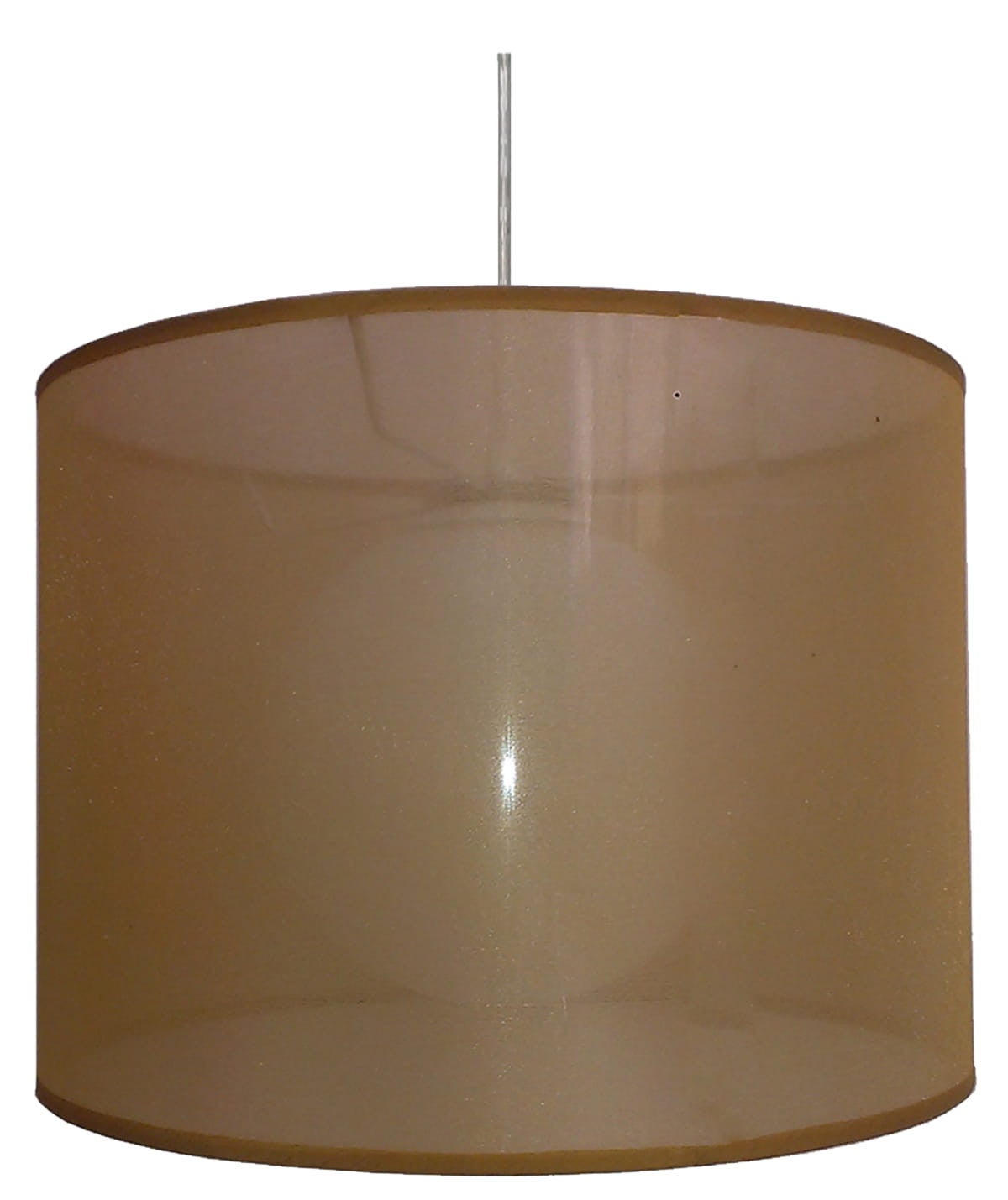Lampa wisząca CHICAGO brązowo-biała 1 x E27 x 60W wym: 110 x 35 x 35 cm Candellux