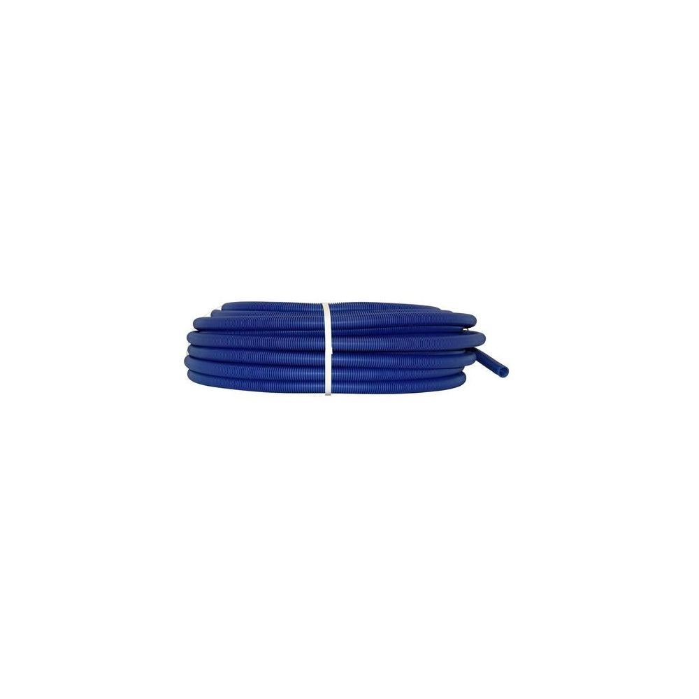 Tube multicouche Fluxo gainé bleu Ø16, en couronne de 50m, NICOLL - 3
