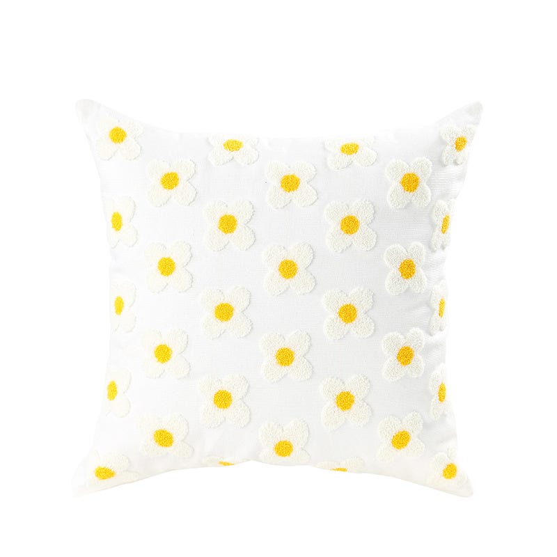 Giwawa Set Di 2 Federe Per Cuscino 45x45 Cm – Motivo Floreale Astratto, Cotone Morbido, Cerniera Invisibile – Per Divano, Letto, Soggiorno