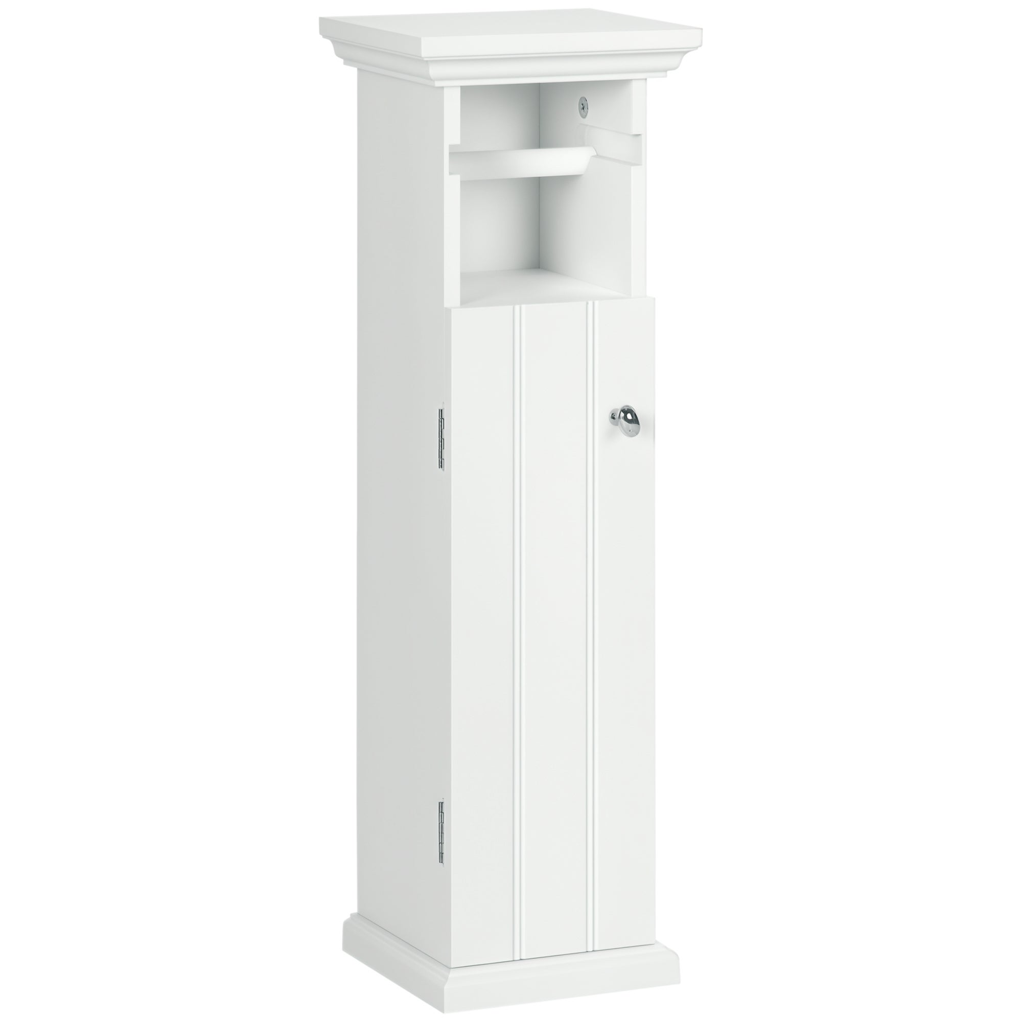 Meuble de salle de bain support papier toilette avec placard et sortie ...