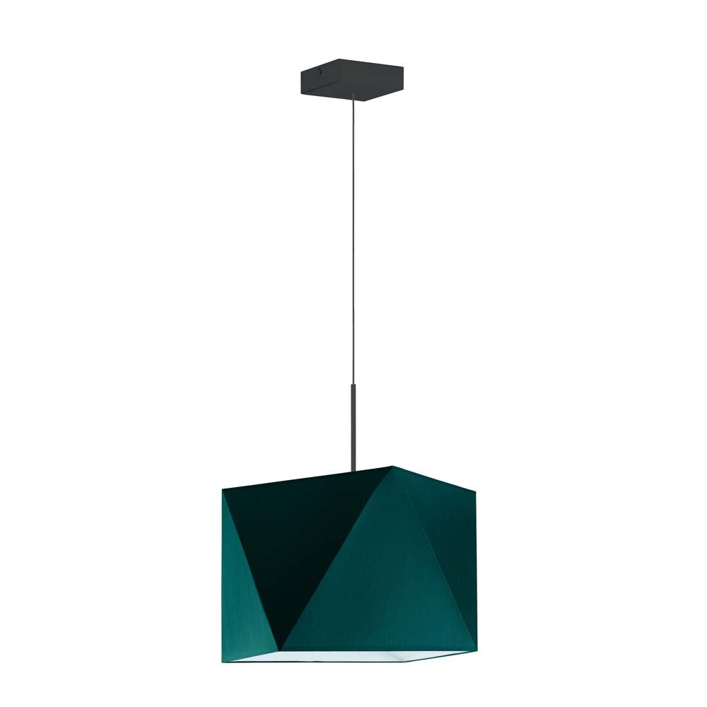 Lampa wisząca zwis żyrandol sufitowa z abażurem diament BURNE Z1 (+ detal)