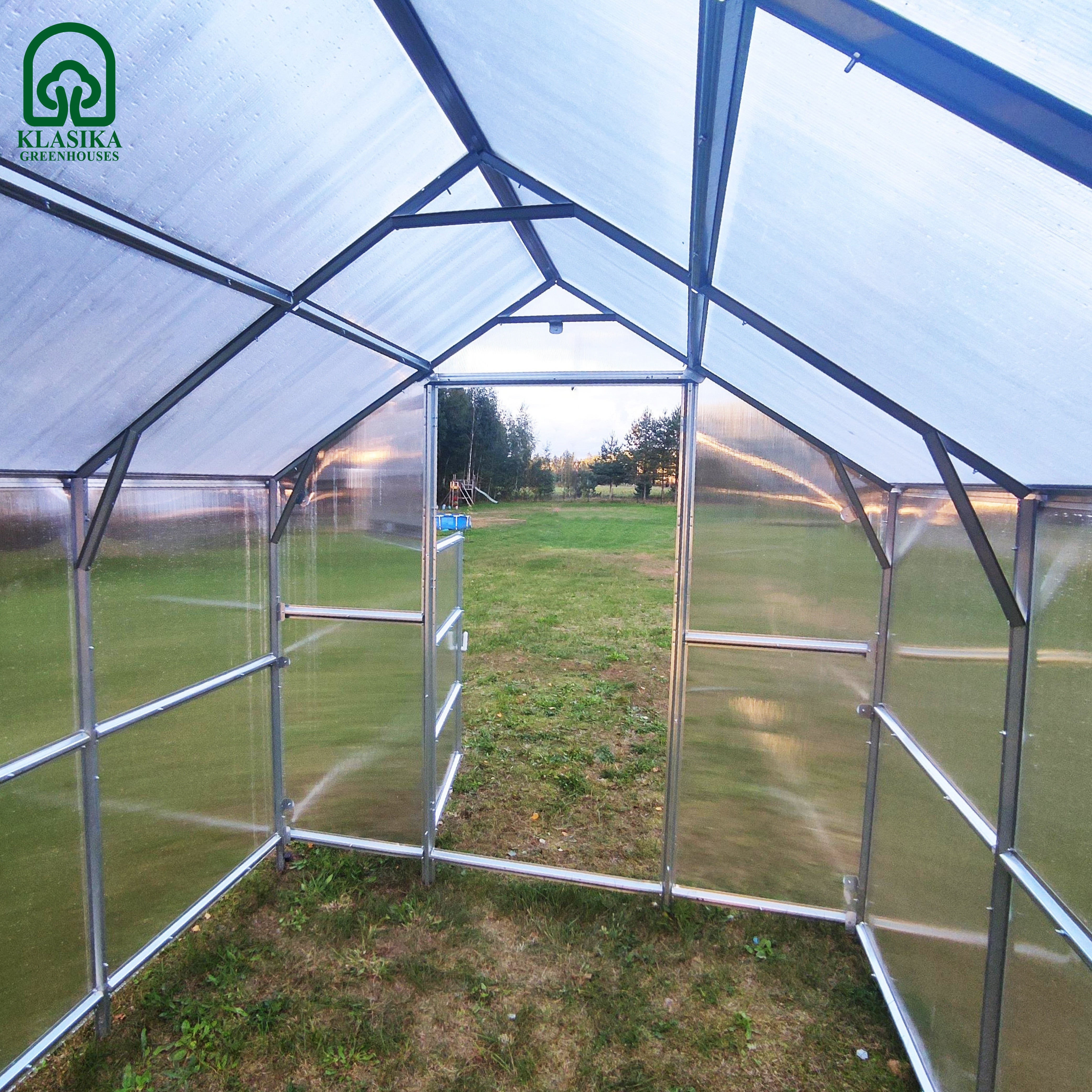 Serre de jardin KLASIKA BERNARD 2,35 x 2 m (4,7 m²), 6 mm avec revêtement en polycarbonate - 4