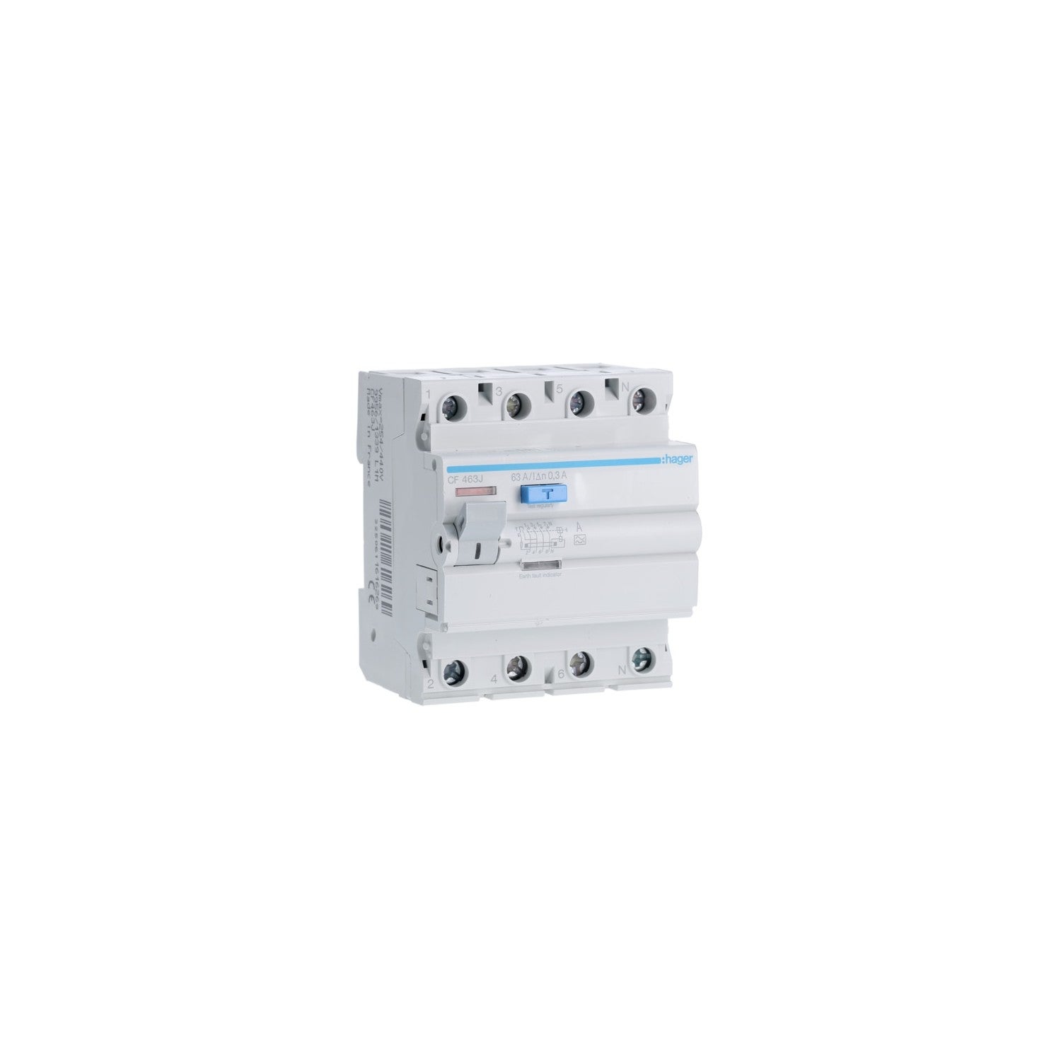 Interrupteur Différentiel 63A 4p 300mA Type G/F 000187440 EATON FRCMM 63 4 03 S F