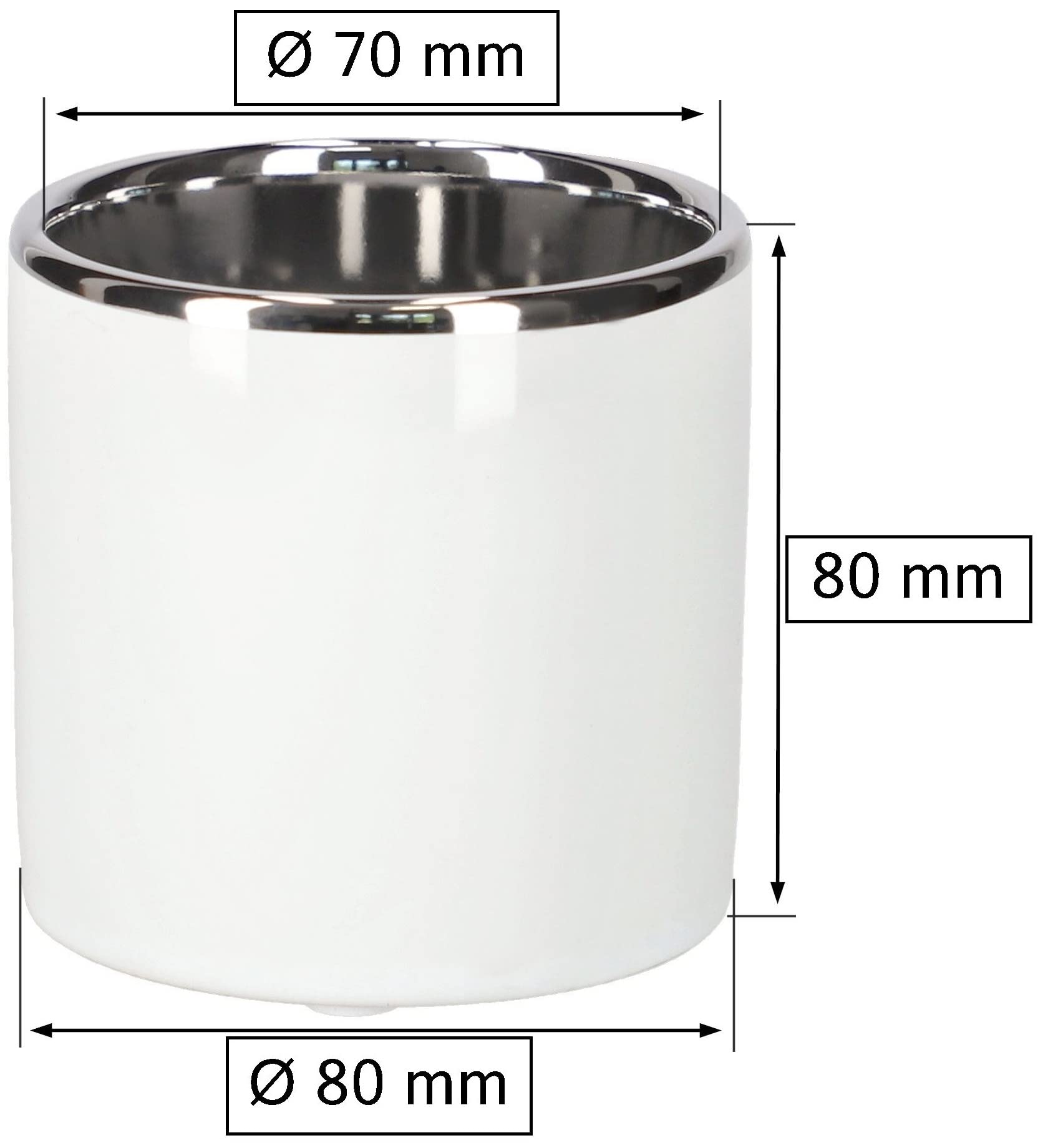 Doniczka cylinder fi 70 donica osłonka na kwiaty - KOTARBAU - 2