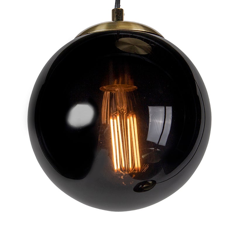Suspension pallon - 3 lumière - Ø 45 cm - Noir et Or - Moderne - Éclairage intérieur - Salon - 7