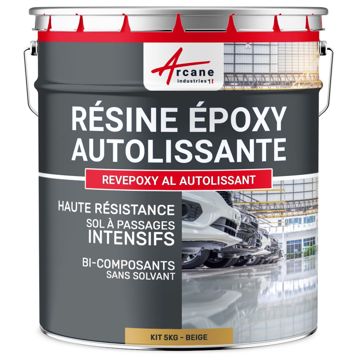 Resina Epossidica Autolivellante Per Pavimenti - 1 Kg, Lucida E Resistente, Colore Grigio RAL 7040 - Foto 13