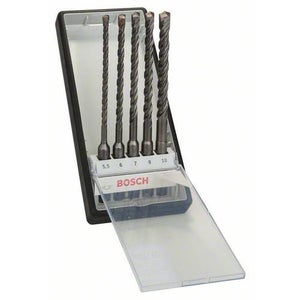 Bosch Professional Coffret 8 Forets SDS Plus - Pour Béton, Béton Armé - Pointe Activeteq, Technologie AWB