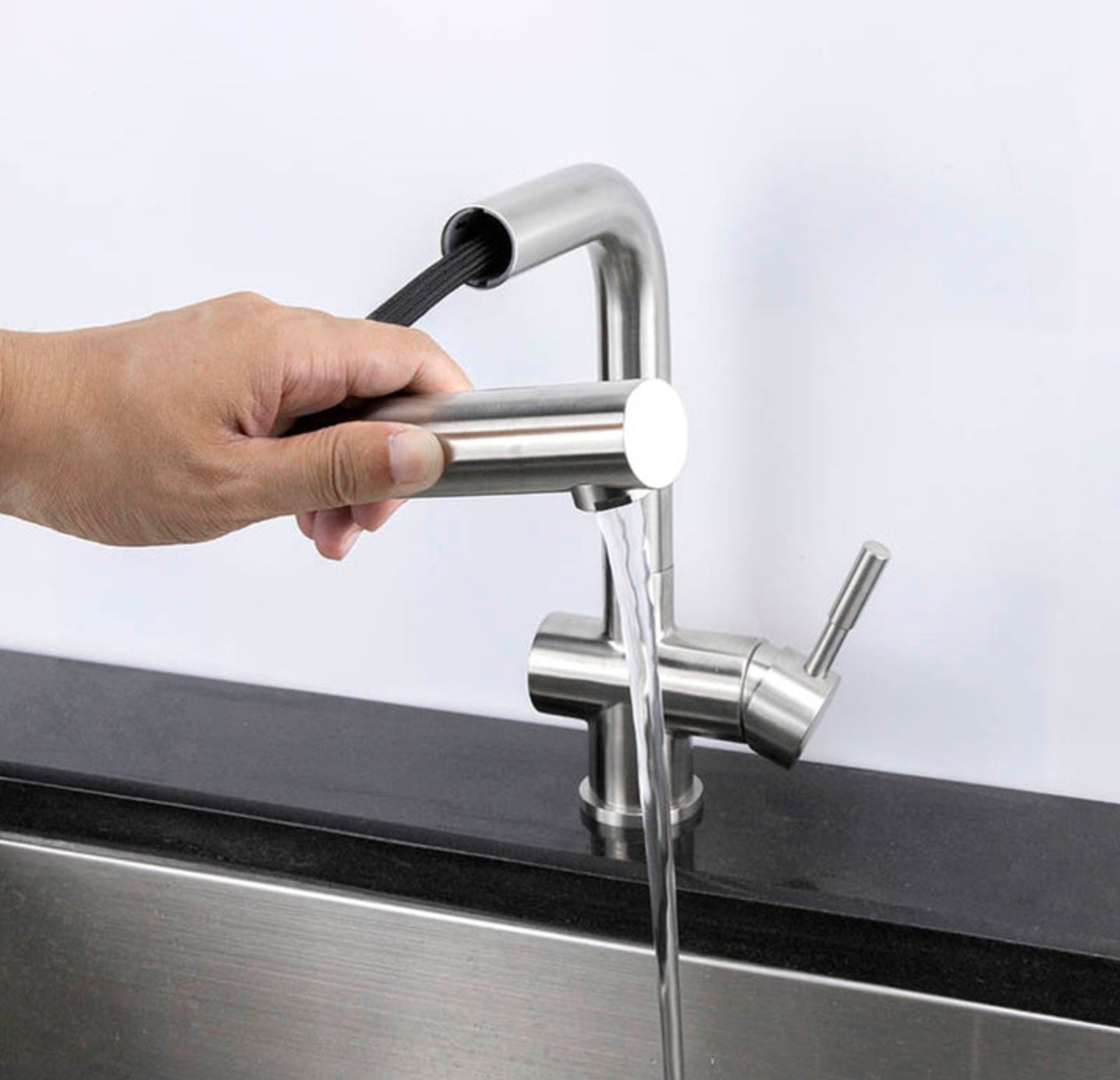 ROBINET DE CUISINE 0013 EN LAITON CHROMÉ COLLECTION ERYMANTHE - 6